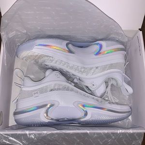 Air Jordan’s // White/Metallic Silver